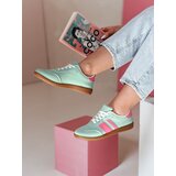 DStreet Sportowe sneakersy damskie NISTI zielone | Shoptok.si