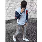 DStreet Gray men's zipped sweatshirt BX5441 | shoptok.hr