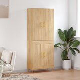  Visoka komoda hrasta sonome 69,5x34x180cm od konstruiranog drva | shoptok.hr