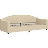  Dnevni krevet na razvlačenje krem 80 x 200 cm od tkanine | shoptok.hr