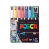 Marker Uni SET PC-1MR POSCA /0.7mm 8 KOM osnovne boje Cene
