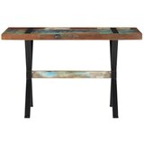  Blagovaonski stol 120 x 60 x 76 cm od masivnog obnovljenog drva - 120 x 60 x 76 cm masivno obnovljeno drvo | shoptok.hr