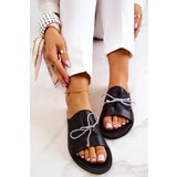 Zazoo 2659 Leather Women's Black Slippers Cijene