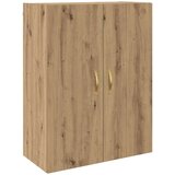 vidaXL Stenska omara artisan hrast 69,5 x 34 x 90 cm Konstruiran les | Shoptok.si