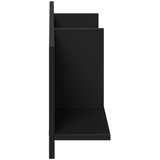  Zidni ormarić crni 100 x 16,5 x 30 cm od konstruiranog drva | shoptok.hr