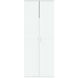  Visoka komoda bijela 70x35x180 cm od konstruiranog drva | shoptok.hr