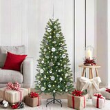  Set Božićnih Ukrasnih Kuglica 61 pcs Srebrno Plastika | shoptok.hr