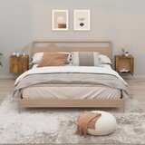  Zidni noćni ormarići 2 kom dimljenog hrasta 50x30x47 cm | shoptok.hr