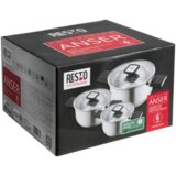 Resto ANSER 92214 set posode lonec s pokrovko 6 kos | Shoptok.si