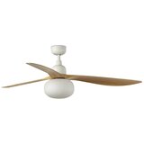 Faro 34361WT-11L - plafonski ventilator OUTWOOD L 1xE27/15W braon/bela prečnik 150 cm WT IP44+DO | Eponuda.com