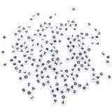 RAYHER Perle črke, plastične, 6mm, bele, 40g, (20633784) | Shoptok.si