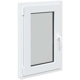 vidaXL Kletno okno "RISOR" 50x75 cm vrtljivo-nagibno DIN levo belo | Shoptok.si