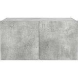 TV ormarić s LED svjetlima siva boja betona 60x35x31 cm | shoptok.hr
