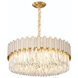 Toolight Viseća lampa s kristalićima APP1747-8CP 60 cm Zlato | shoptok.hr