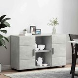  Kreveta s policom FLORIN Betonski sivi 88,5 x 30,5 x 55,5 cm | shoptok.hr