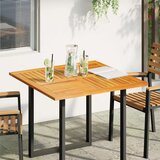 Stolna ploča 90x90x2 2 cm četvrtasta od masivnog drva bagrema | shoptok.hr