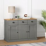  Komoda s ladicama VIGO 113x40x75 cm siva od masivne borovine | shoptok.hr