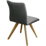Linea Natura stol, les, tekstil barve hrasta, svetlo siva, temno siva | Shoptok.si