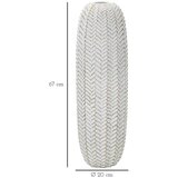 Mauro Ferretti Bijela vaza od polyresina (visina 67 cm) Resina – | shoptok.hr
