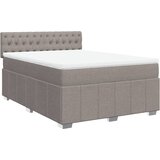 Maison Chic Box spring postelja - Vzmetna postelja z vzmetnico taupe 140x200 cm blago SL18138, (21885437) | Shoptok.si
