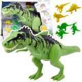 Dinosaur za igru sa setom mini dinosaura - zeleni  Dinosaur za igru sa setom mini dinosaura - zeleni Slike