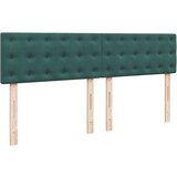 Otomanski posteljni okvir z vzmetnicami zelen 200x200cm žamet, (22053977) | Shoptok.si