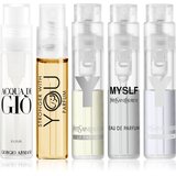 Beauty Discovery Box Notino Elite Vibes Yves Saint Laurent Y, Yves Saint Laurent MYSLF, Yves Saint Laurent Y Le Parfum, Armani Emporio Stronger With Y | Shoptok.si
