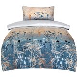 My House Modro-bež enojna posteljnina iz bombažnega satena 140x200 cm Herbal – | Shoptok.si