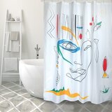 Spirella Zavesa za tuš 180x200 cm Faces – | Shoptok.si