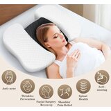 Razpakirano.si Ergonomski vzglavnik za spanje na hrbtu iz spominske pene 55 × 42 cm | Shoptok.si