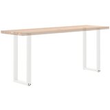  Noge za konzolni stol U-oblik 2 kom Bijele 38 x (72-73) cm Čelik | shoptok.hr