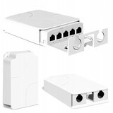 Rosfix POE5X Outdoor Repeater – Zunanja Poe Naprava 5x RJ45, 10/100 Mbps, 4x15W, VLAN, IP55 Behind Camera In AP, (5000243681) | Shoptok.si