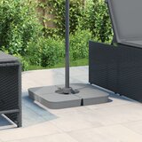 vidaXL Komplet podstavka za senčnik za križna stojala 100 kg PP Cene