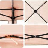 vidaXL šator s nadstrešnicom narančasta 300 x 300 x 227 / 236 / 245 cm | shoptok.hr