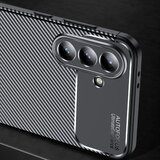 SUNSKY Carbon Brush ovitek za Samsung A37, Črn | Shoptok.si