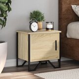  Noćni ormarići 2 kom boja hrasta 40x30x40 cm konstruirano drvo | shoptok.hr