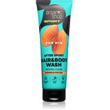 Organic Shop Sport Almond & Protein gel za prhanje za telo in lase za moške 200 ml Cene