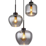 Globo 15549-3SH - Luster na sajli, mat, 3xE27/40W/230V, crne boje | Eponuda.com