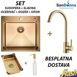  INOX Sudopera sa slavinom Slovarm (SET) - SanDonna - HD5550R Cene