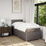 vidaXL Krevet s oprugama i madracem smeđesivi 100 x 200 cm od tkanine | shoptok.hr