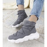 Big Star Gray stylish women's snow boots Cijene
