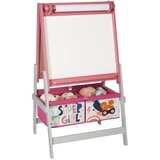 Ginger Home dječji stalak za crtanje 3 u 1 - crna ploča, bijela ploča, papirnata rola, Super Girl | shoptok.hr