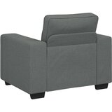  Dvodijelni set sofa s jastucima, tamno siva tkanina | Shoptok.si
