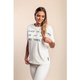 Fenzy Bombažna Majica S Potiskom, Bela | Shoptok.si