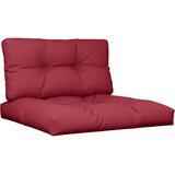  Jastuci za palete 2 kom boja vina od tkanine Crvena 70 x 70 x 12 cm | shoptok.hr