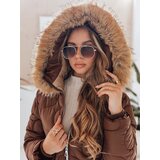 DStreet Kurtka damska VIRELIA brązowa | shoptok.hr