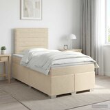  Boxspring krevet s madracem Tamno smeđa 120 x 200 cm Tkanina Cijene