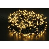 Unicom LED svetlobna veriga (1500 LED sijalk, 55 m, 8 programov utripanja, zelena, toplo bela svetloba) Cene