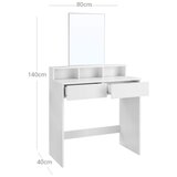  Toaletni stočić HEBA, beli | Eponuda.com