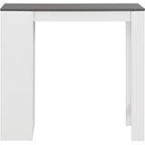  Barski stol s policom bijeli 110 x 50 x 103 cm | shoptok.hr